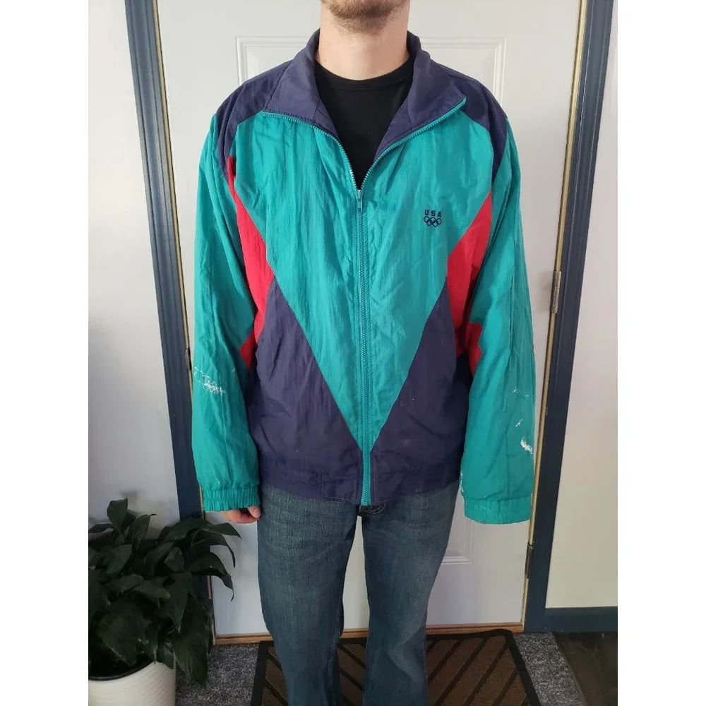 90s‎ Team USA Men's Windbreaker